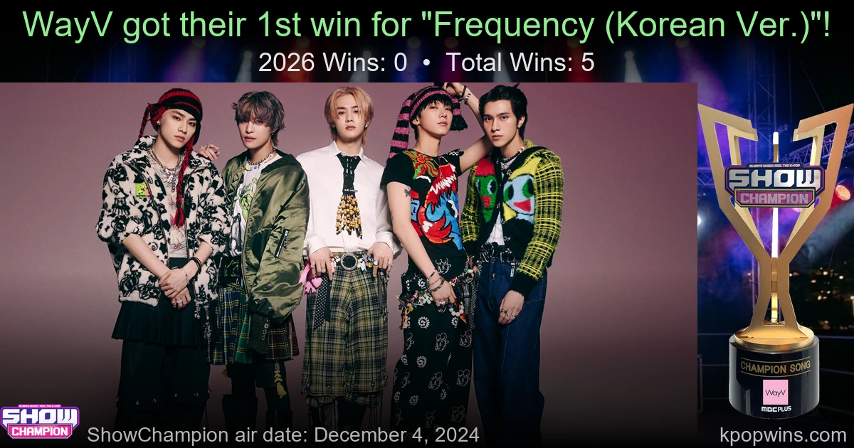 WayV - Frequency (Korean Ver.)